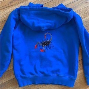 Scorpion Appliqué Full-zip Hoodie Boys 8-10